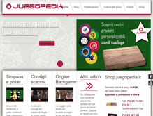 Tablet Screenshot of juegopedia.it